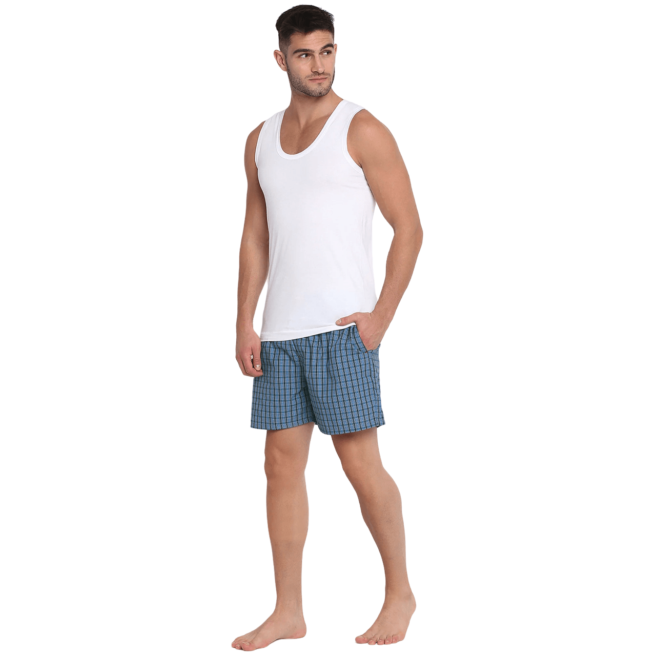 Poomer Yonex RN Men's Combed Cotton Jersey Comfort Fit Sleeveless Vest