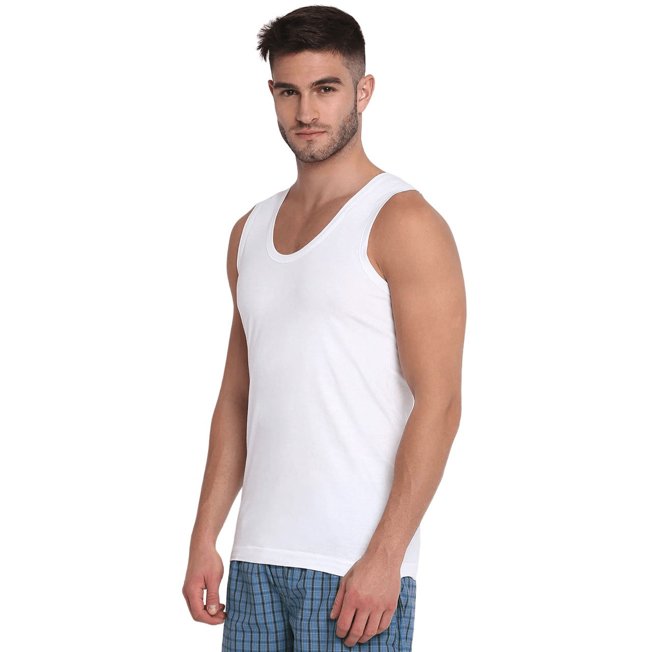 Poomer Yonex RN Men's Combed Cotton Jersey Comfort Fit Sleeveless Vest