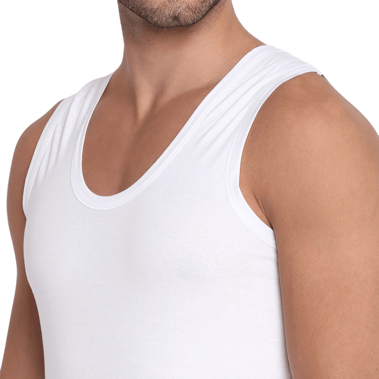Poomer Yonex RN Men's Combed Cotton Jersey Comfort Fit Sleeveless Vest